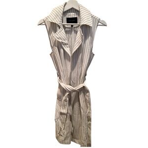 Banana Republic Long Striped Fashion Vest